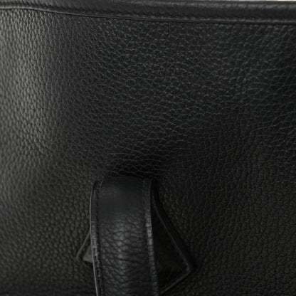 Hermes Taurillon Clemence Victoria II Cabas 35 Black 11 of 15