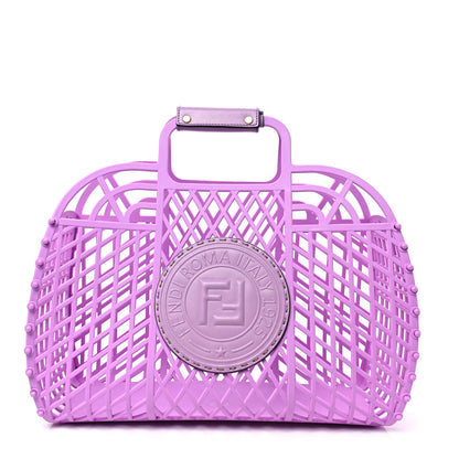 Fendi Recycled Plastic Vitello Liberty Matte Medium Fendi Basket Violetta 1 of 9