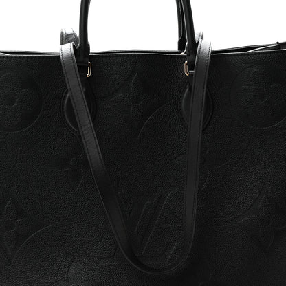Louis Vuitton Empreinte Monogram Giant Onthego GM Black Black 7 of 9