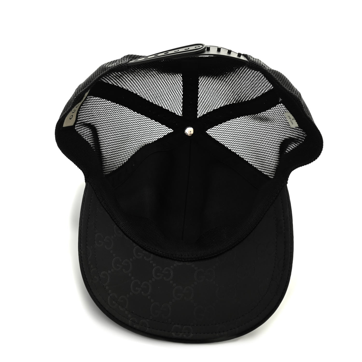 Gucci Nylon Monogram Baseball Hat L Black 7 of 9