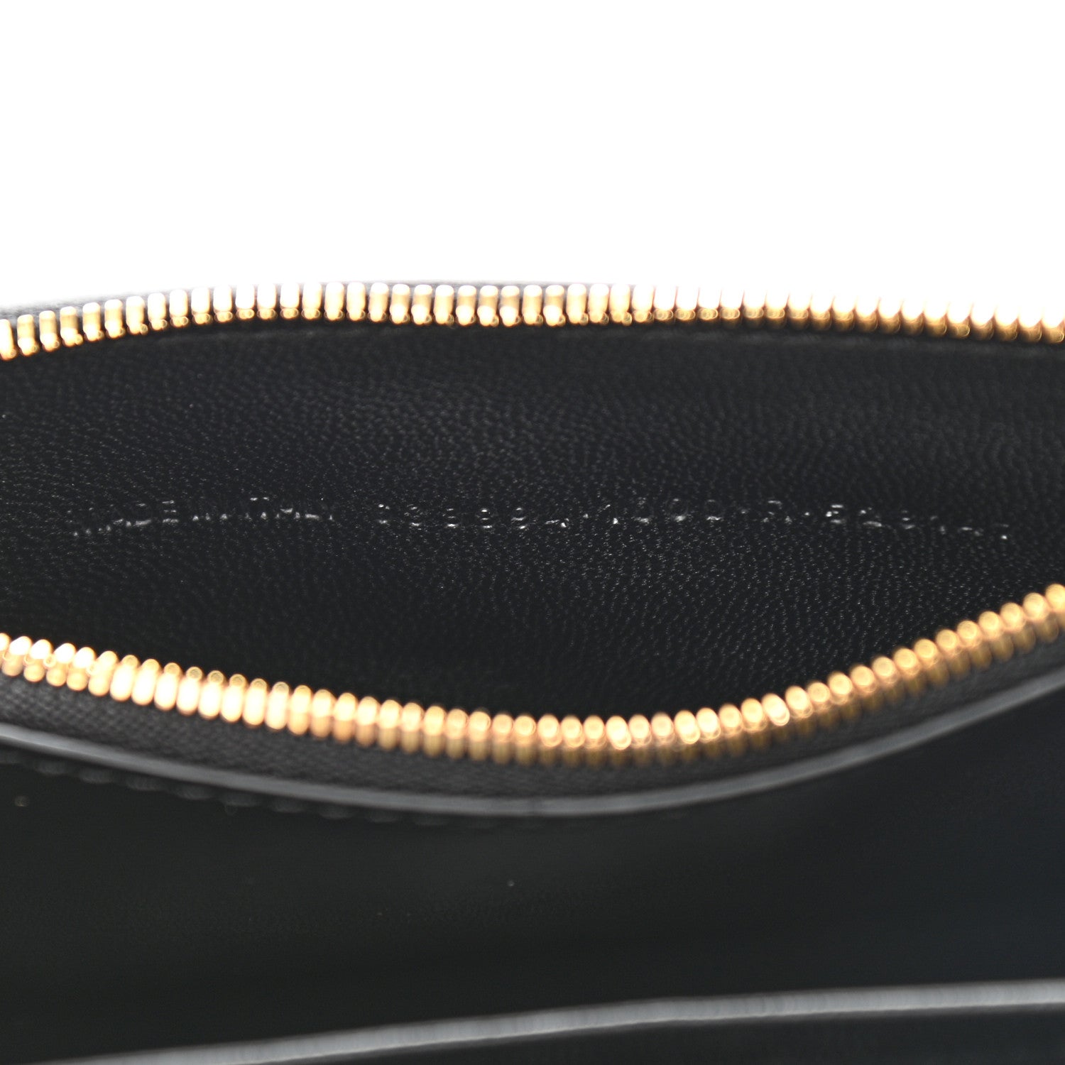 Balenciaga Extra Supple Calfskin Crocodile Embossed Gossip Wallet On Chain Black 7 of 10