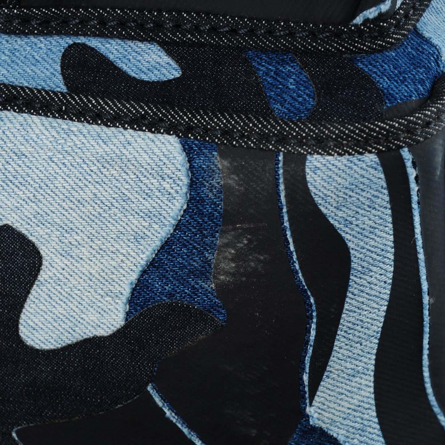 Denim Camouflage Backpack Blue