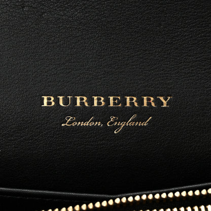 Burberry Suede Watersnake Print House Check Sequin Small Madison Buckle Bag Multicolor 6 of 10