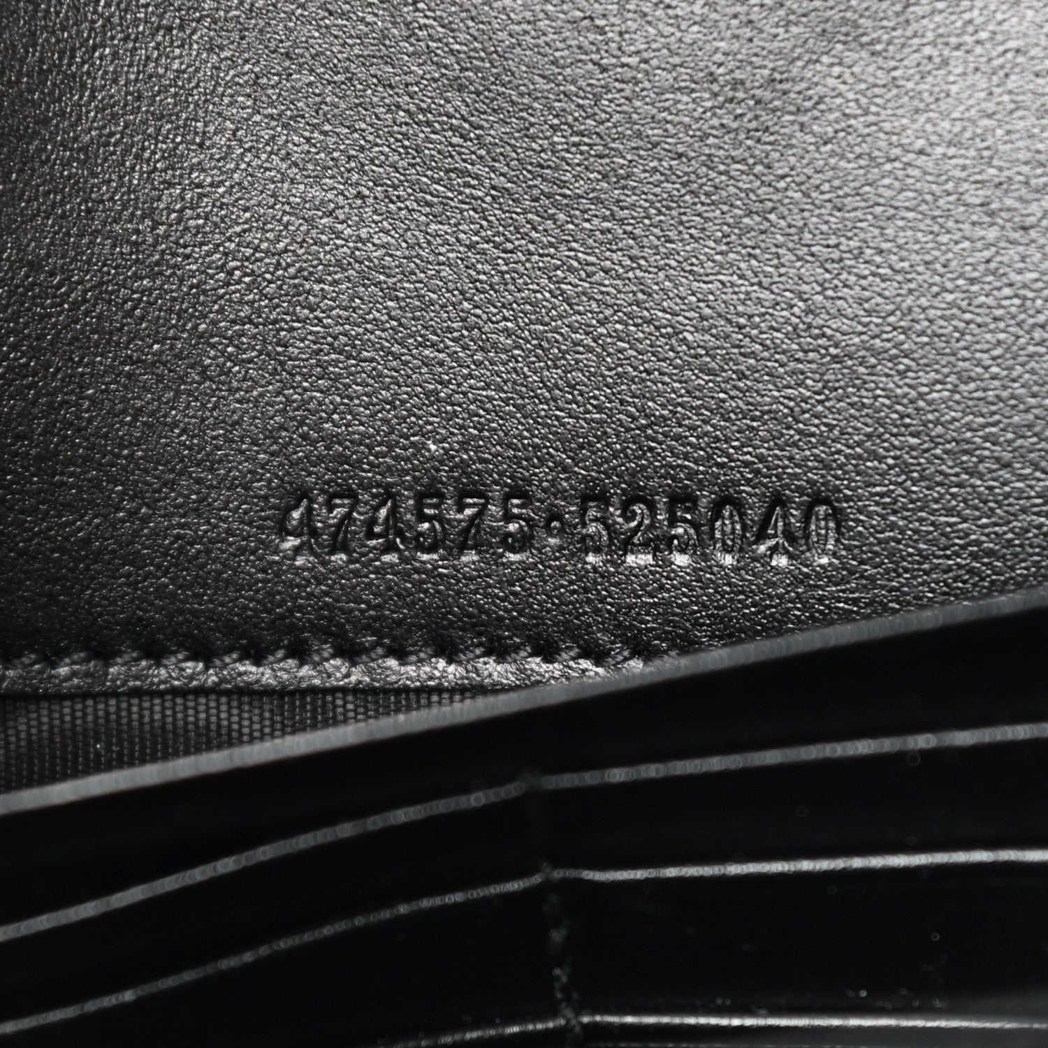 Gucci Calfskin Matelasse GG Marmont Chain Wallet Black 7 of 12