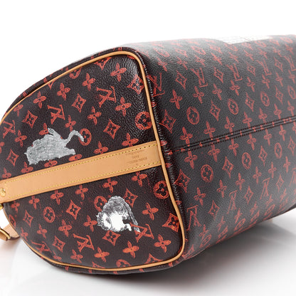 Louis Vuitton Catogram Speedy Bandouliere 30 Marron 13 of 15