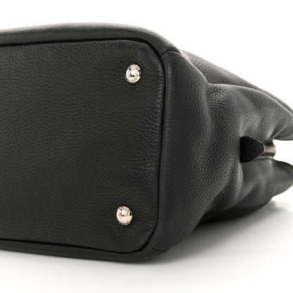 Prada Vitello Phenix Top Handle Bag Black 11 of 15
