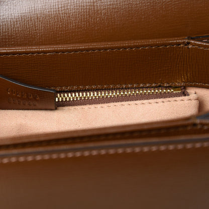 Gucci Azalea Calfskin Horsebit 1955 Shoulder Bag Brown Sugar 9 of 10