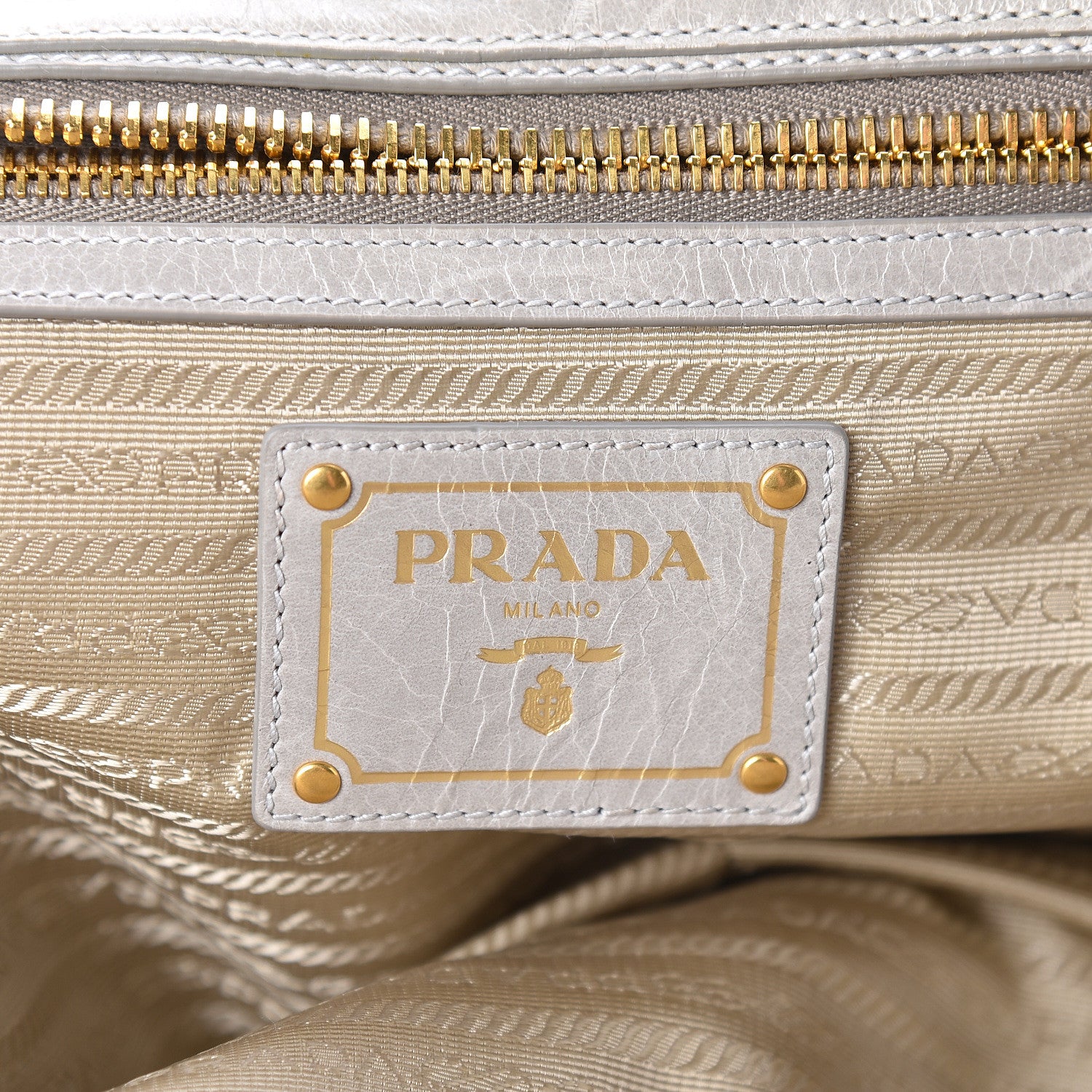 Prada Vitello Shine Bauletto Nube 6 of 18