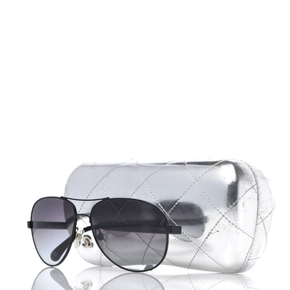 Chanel Aviator Sunglasses 4179 Black 10 of 10
