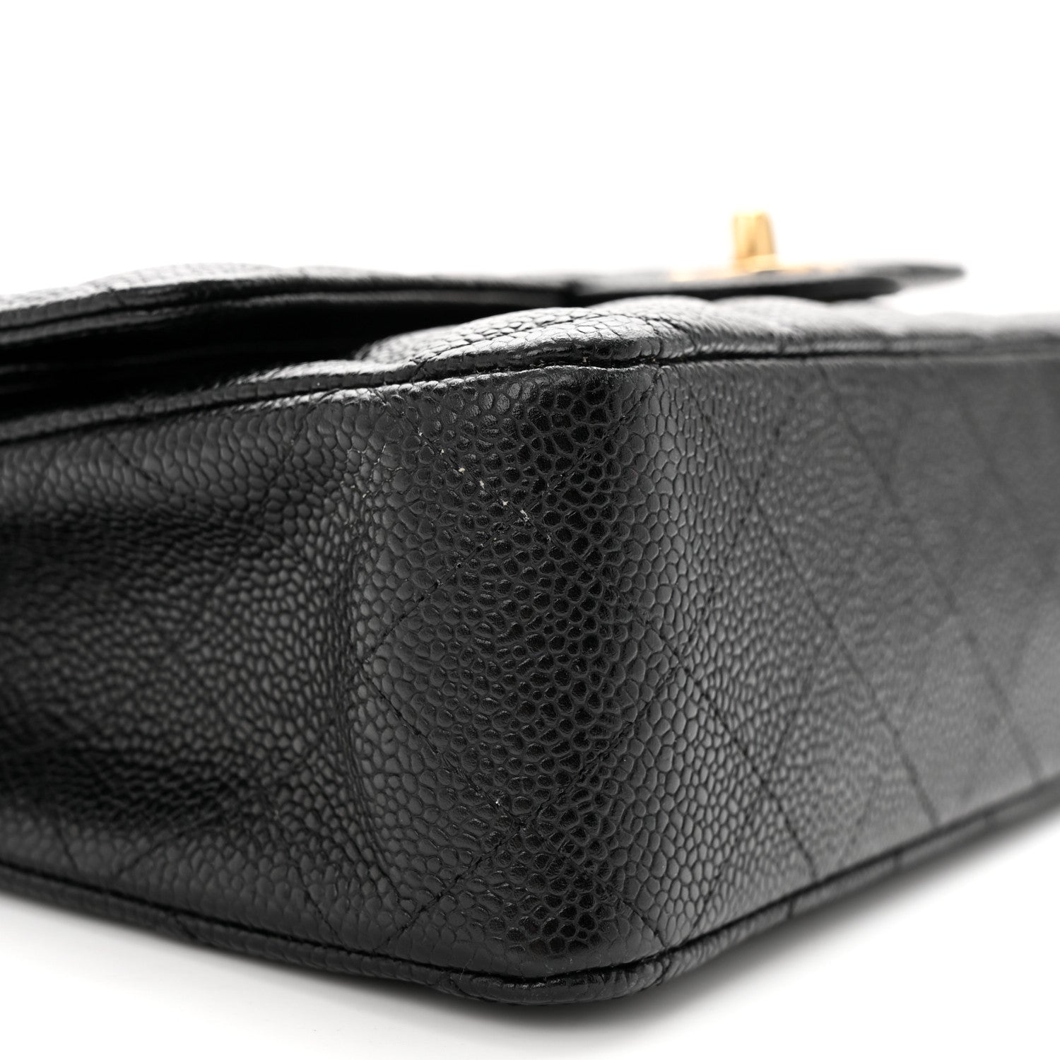 Chanel Caviar Quilted Medium Double Flap Black 9 of 11
