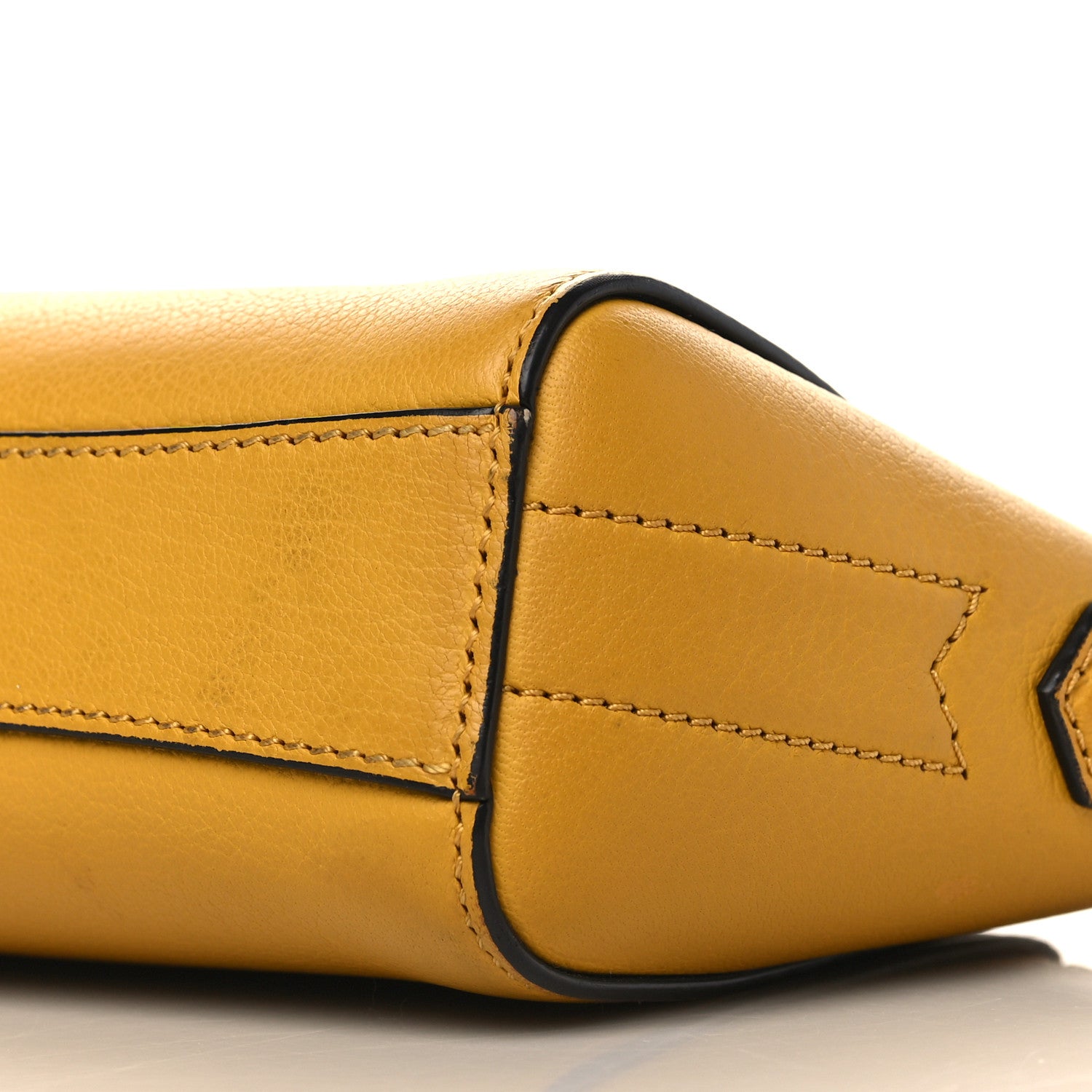 Givenchy Sugar Goatskin Nano Antigona Dark Yellow 8 of 10