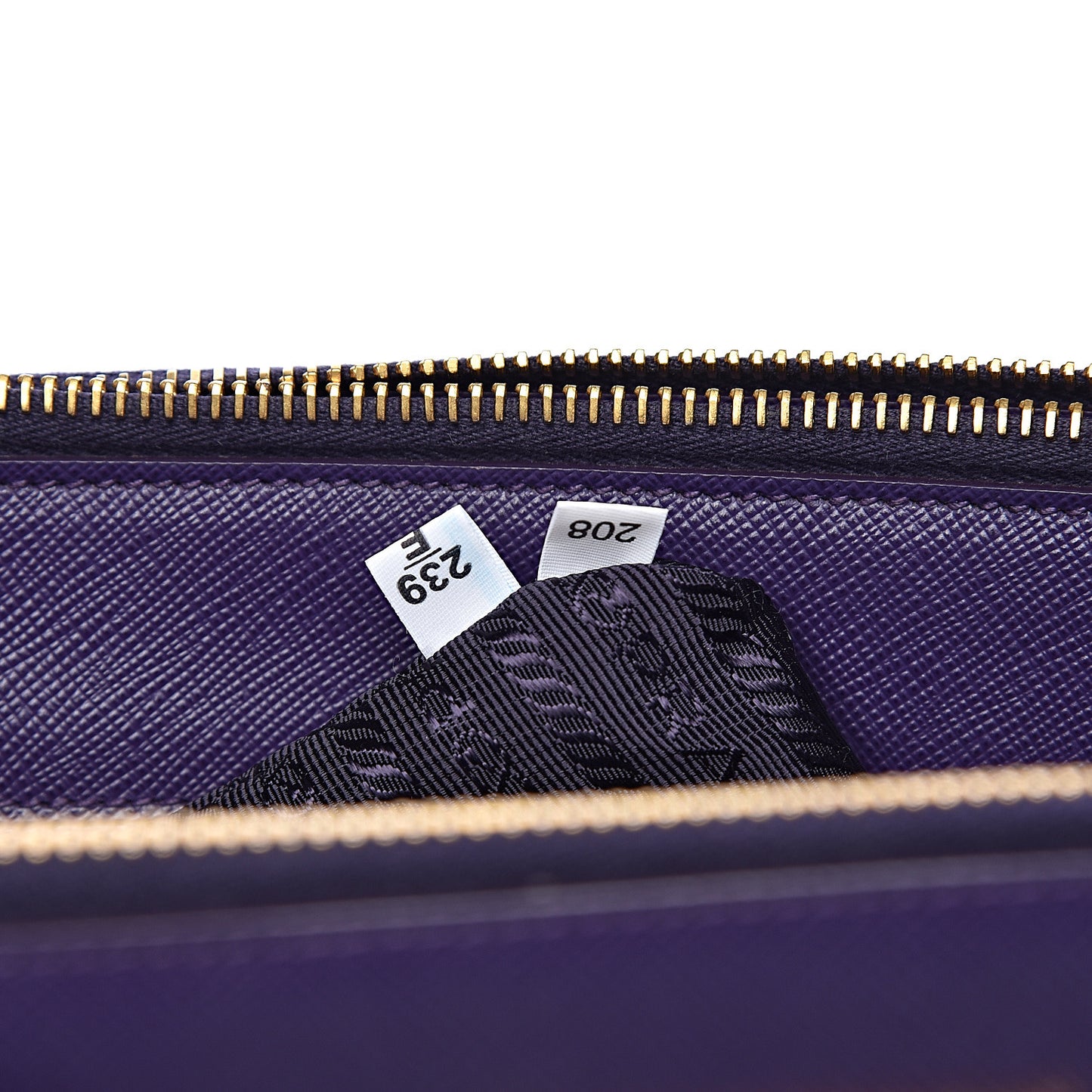 Saffiano Large Galleria Double Zip Tote Uva