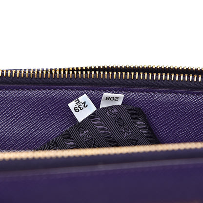 Prada Saffiano Large Galleria Double Zip Tote Uva 8 of 13