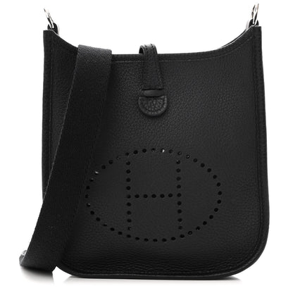 Hermes Taurillon Clemence Evelyne TPM Black 1 of 11