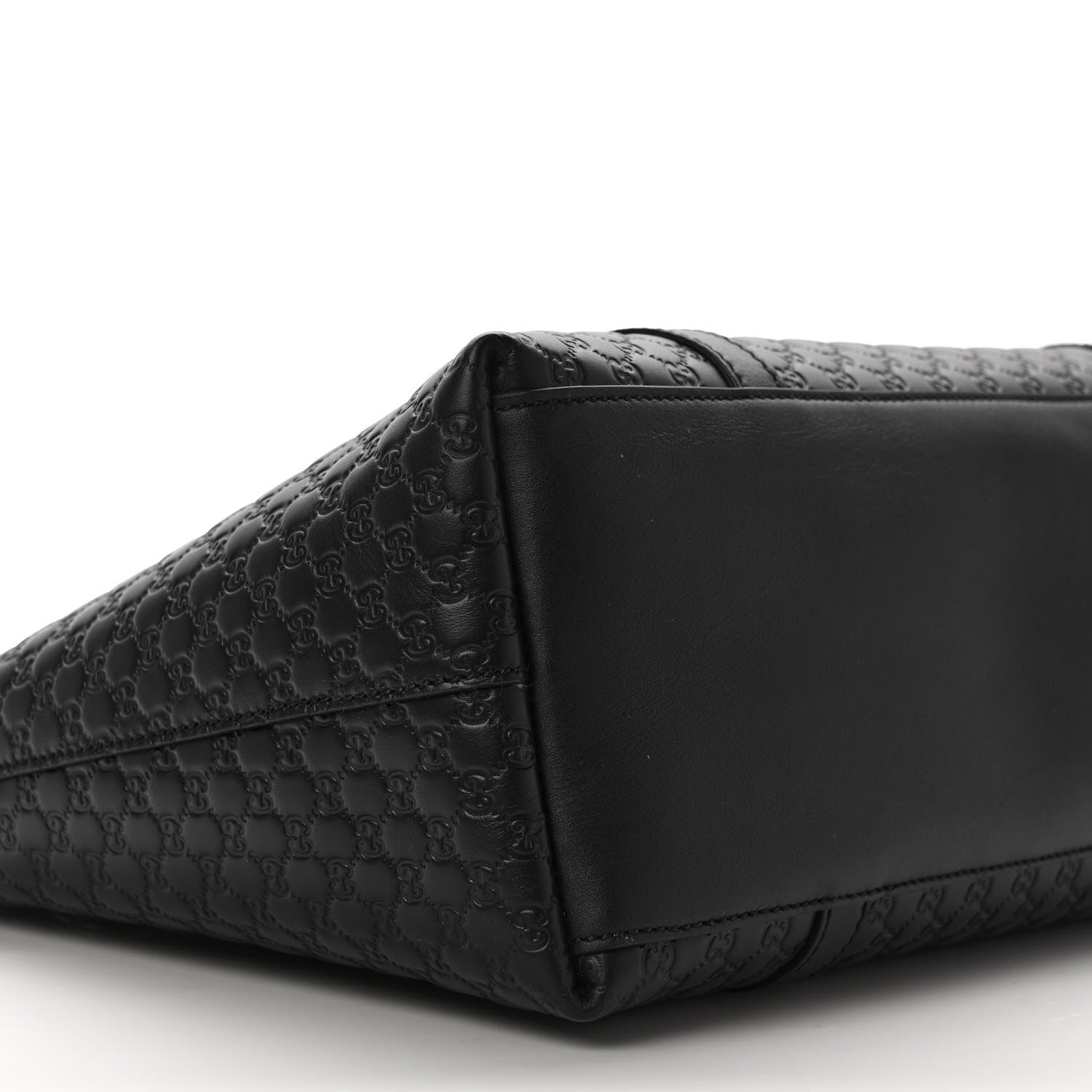 Gucci Soft Microguccissima Small Zippered Satchel Black 8 of 9