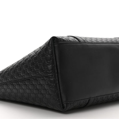 Gucci Soft Microguccissima Small Zippered Satchel Black 8 of 9