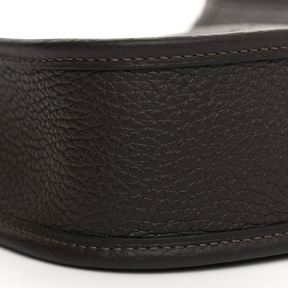 Hermes Taurillon Clemence Evelyne TPM Chocolate 17 of 21