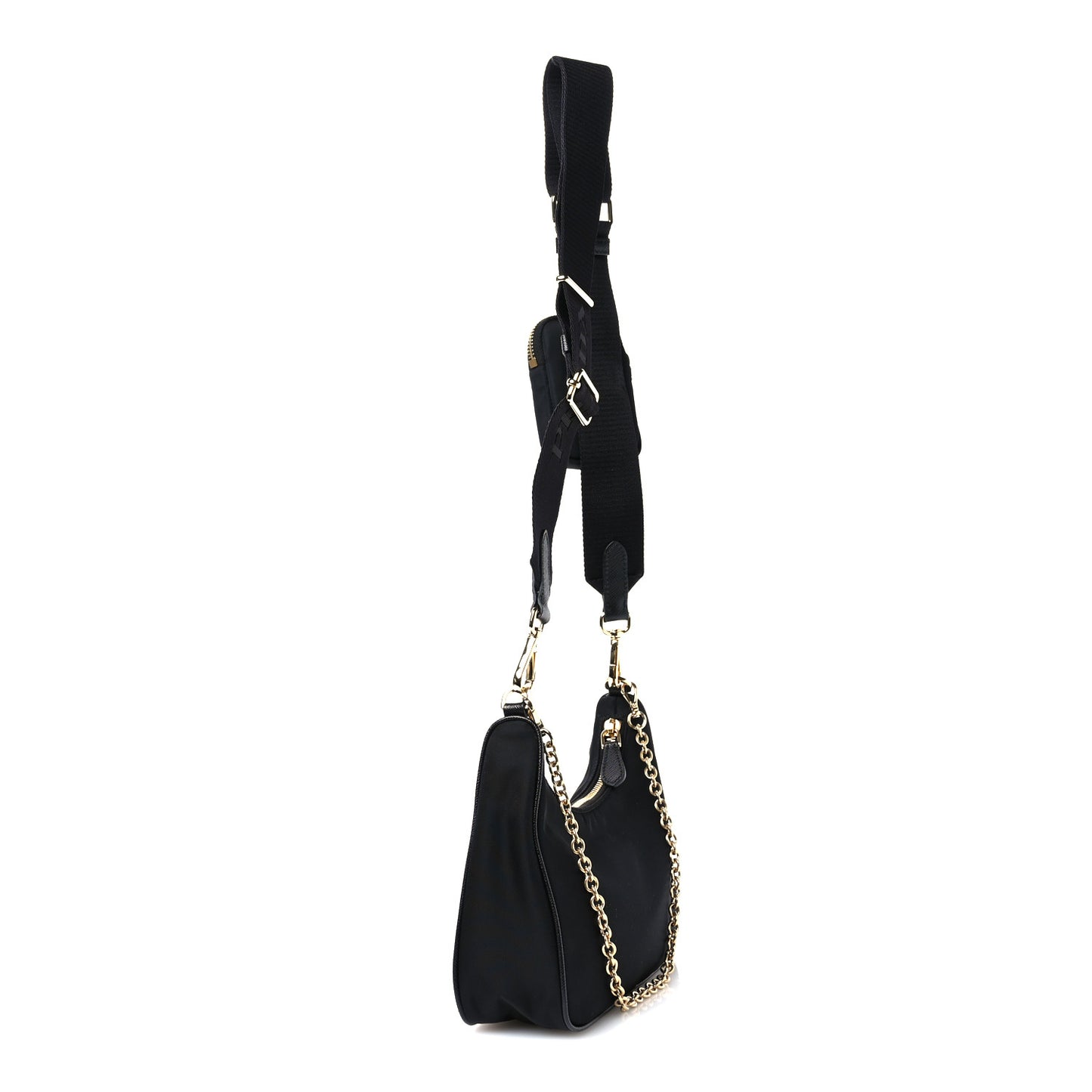Nylon Re-Edition 2005 Shoulder Bag Black