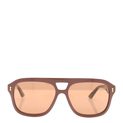 Gucci Acetate Aviator Sunglasses GG1263S Burgundy 2 of 8