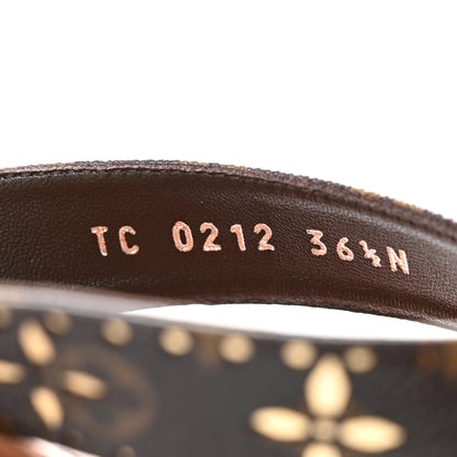Louis Vuitton Monogram Sunny Flat Thong Sandals 36.5 Brown 8 of 10