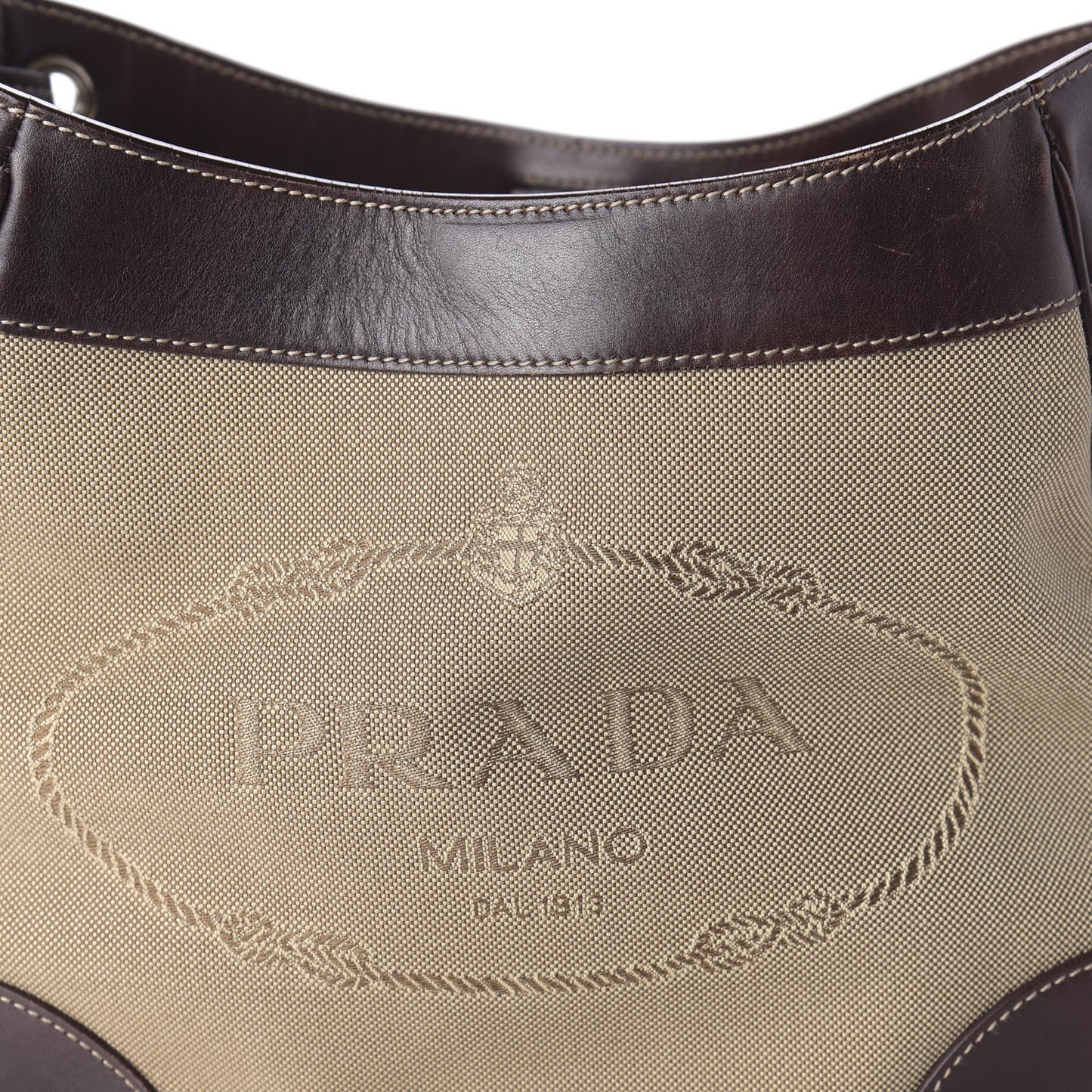 Jacquard Logo Hobo Corda Bruciato