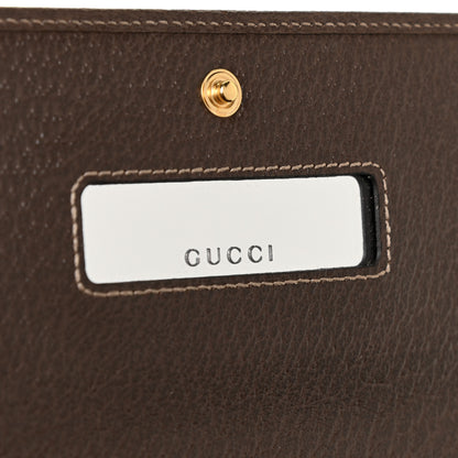 Gucci GG Supreme Monogram Web Ophidia Wallet On Chain Brown 7 of 11
