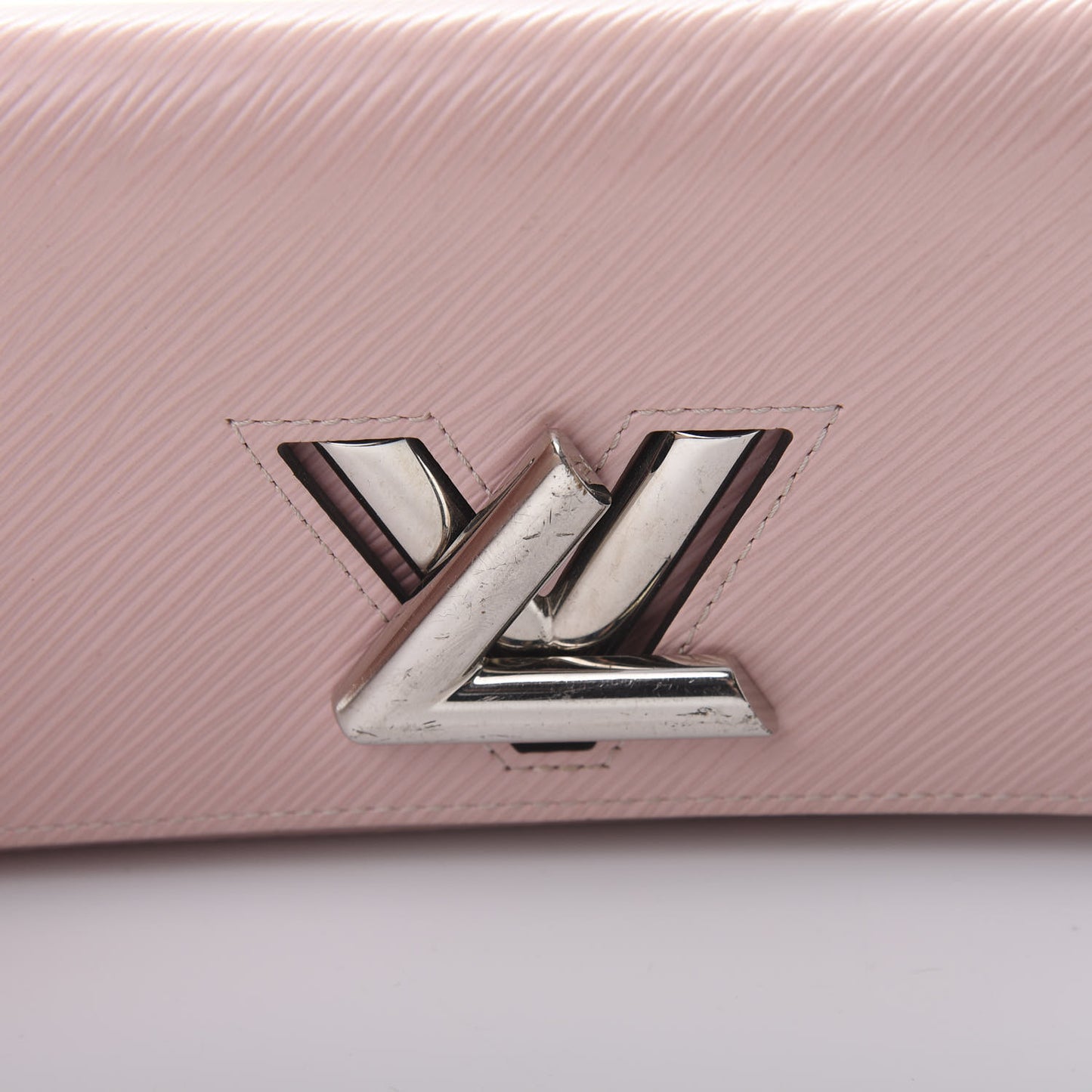 Epi Twist Wallet Rose Ballerine