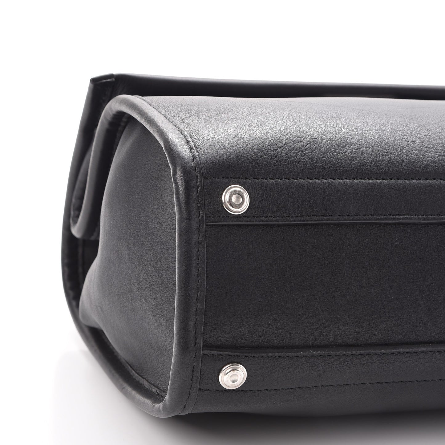 Veau Soyeux Small Tool Satchel Black