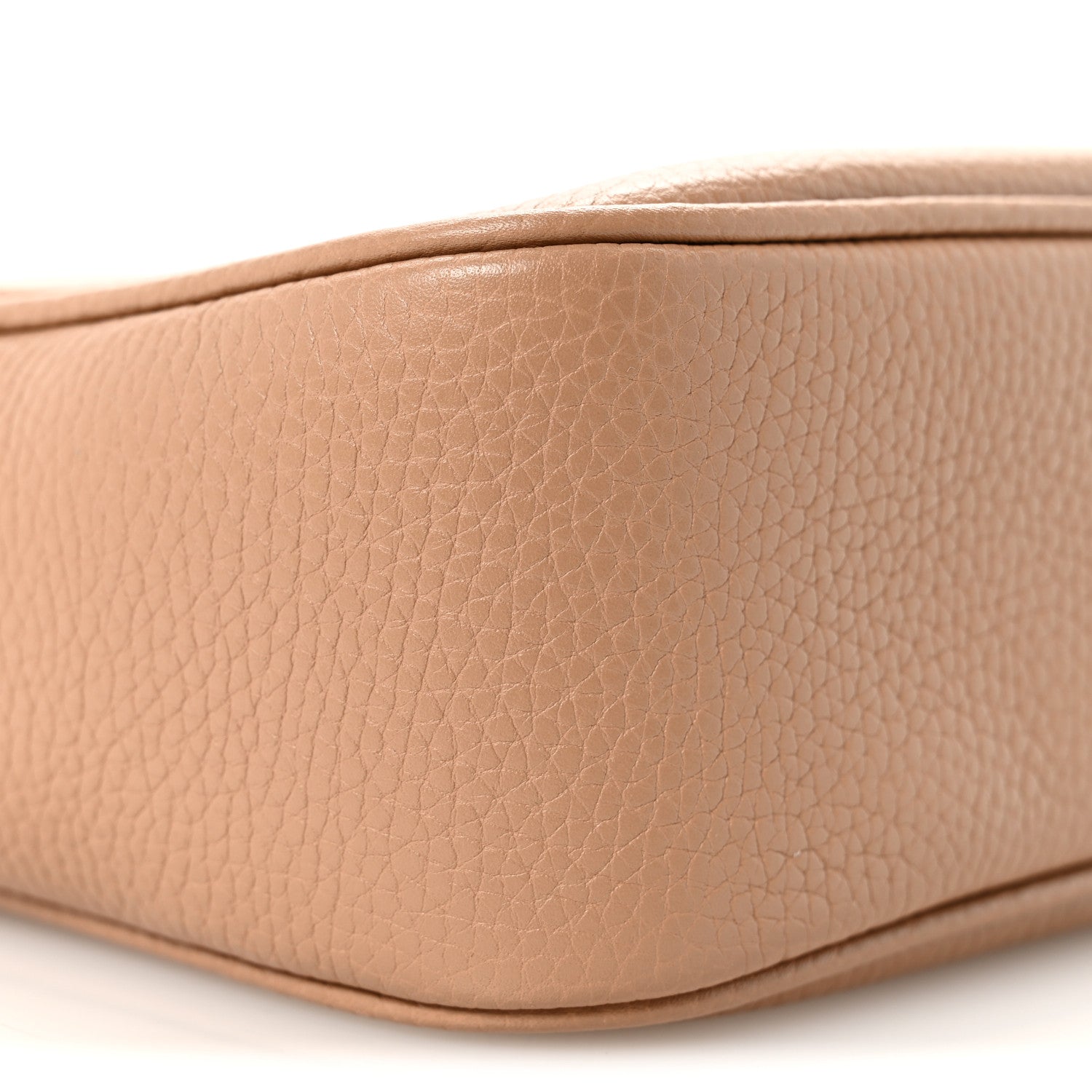 Gucci Pebbled Calfskin Small Soho Disco Bag Rose Beige 9 of 10