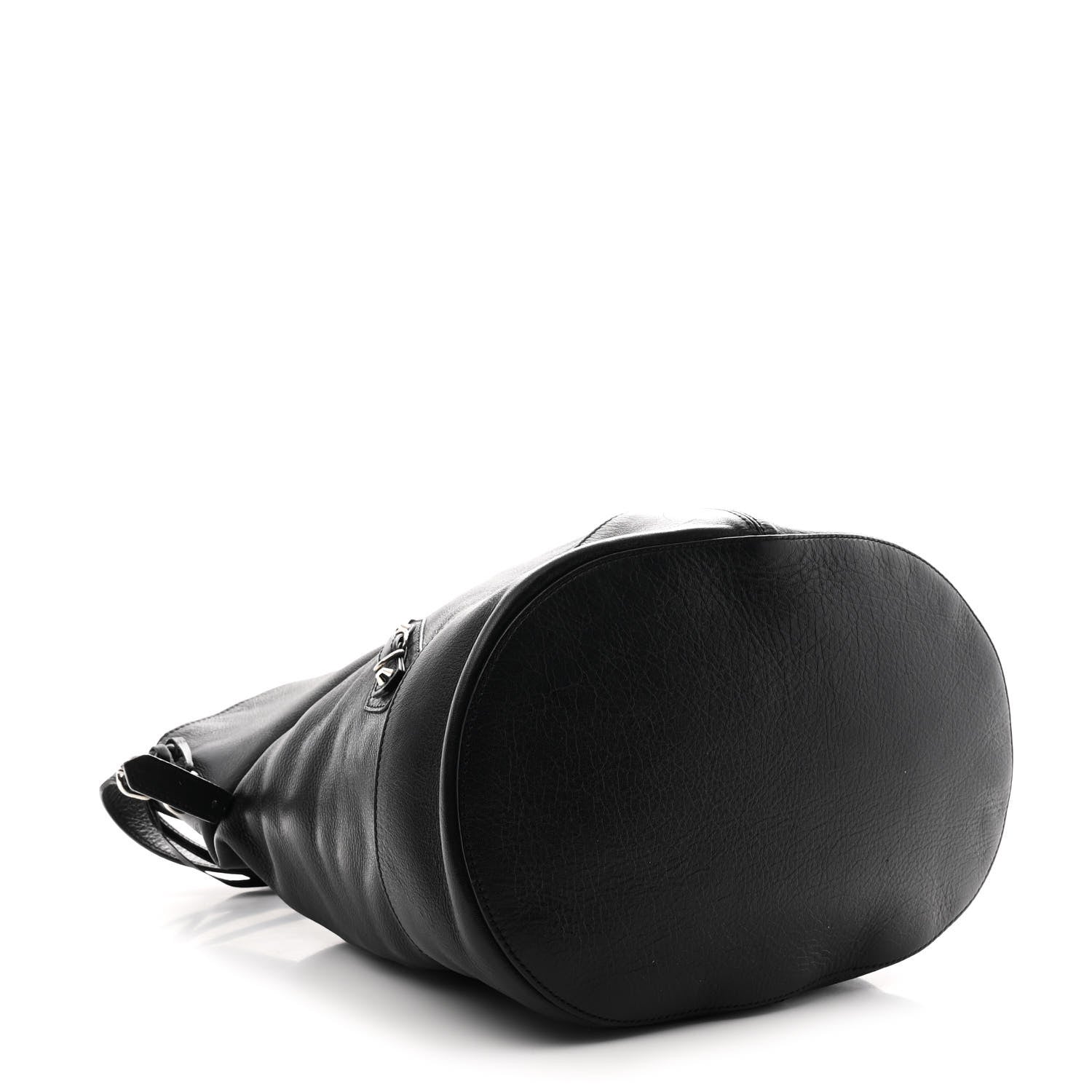 Balenciaga Veau Papier Classic Hardware Drop Bucket Bag Black 5 of 11