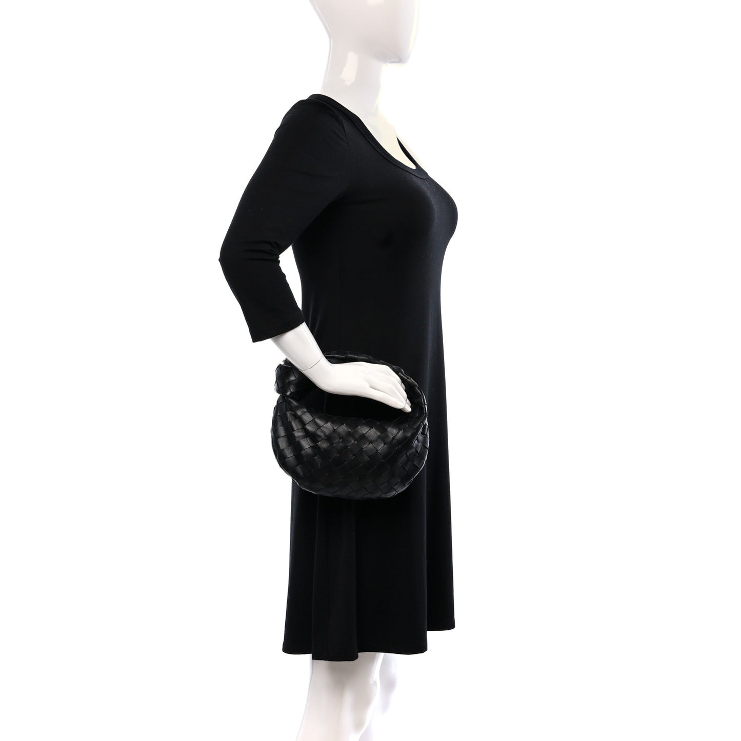 Nappa Intrecciato Mini Jodie Black