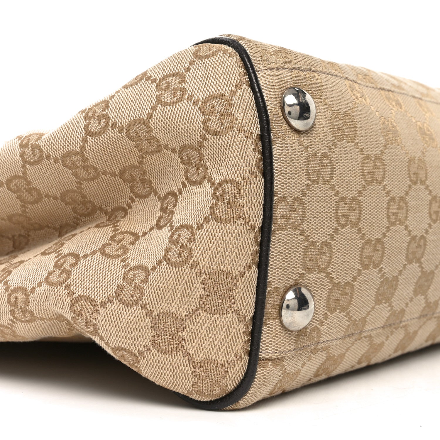 Gucci GG Monogram Double Pocket Tote Brown 9 of 10
