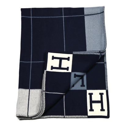 Hermes Wool Cashmere Avalon III Blanket Caban Ecru 2 of 3