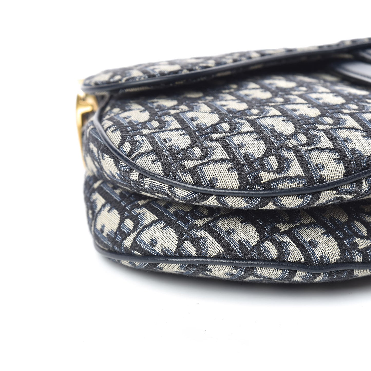 Oblique Saddle Bag Blue