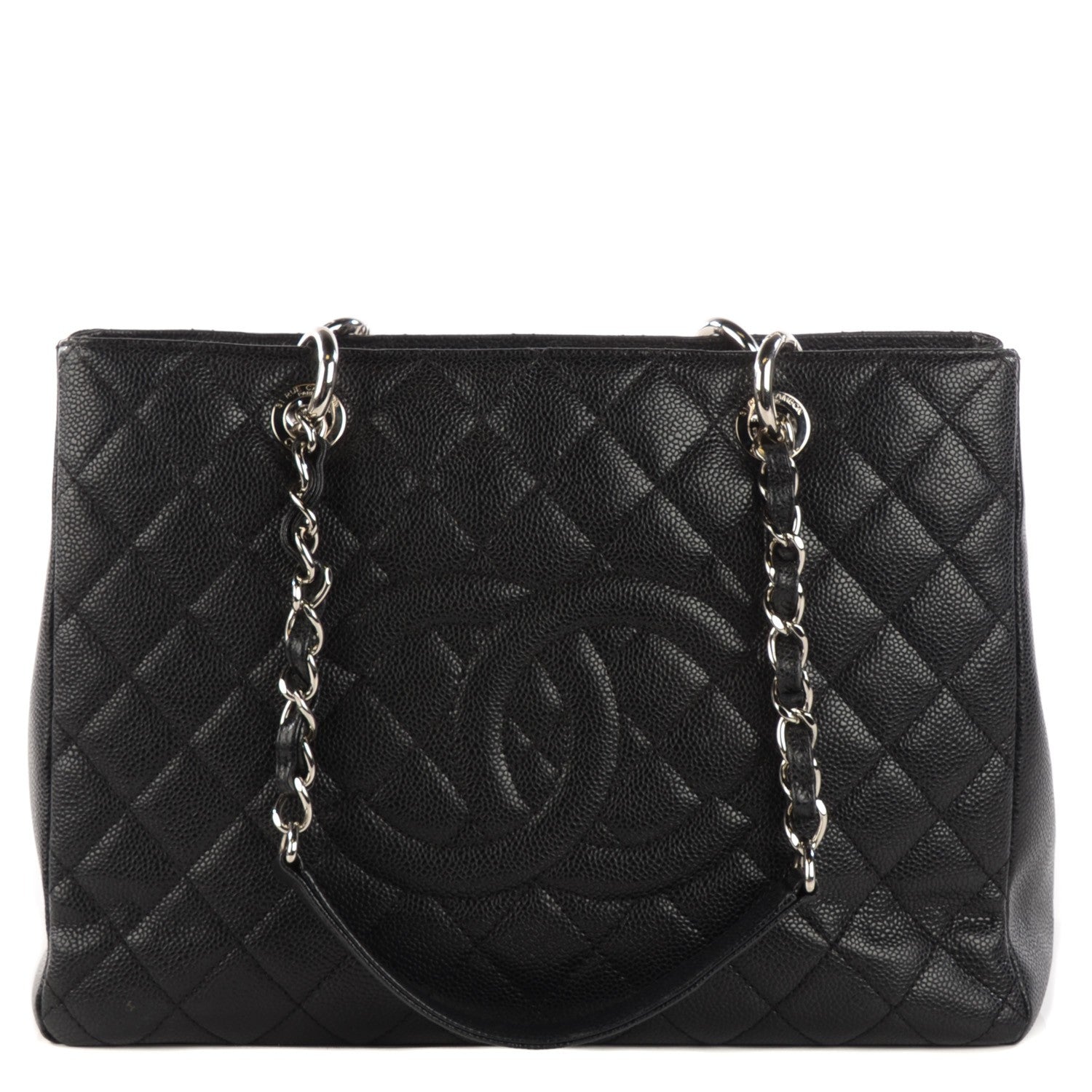 Chanel Caviar Quilted Grand Shopping Tote GST Black 1 of 10