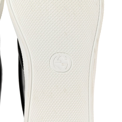 Gucci Calfskin GG Monogram Embossed Perforated Mens Dublin Slip On Sneakers 11 Black 6 of 9