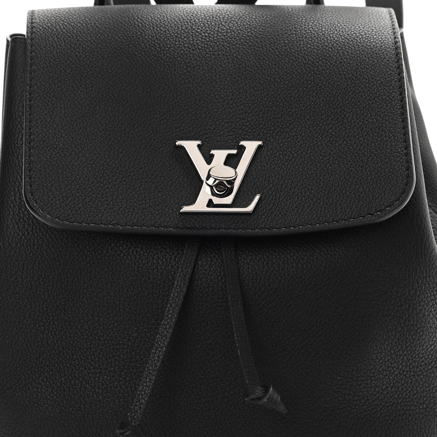 Louis Vuitton Calfskin Lockme Backpack Black 9 of 11