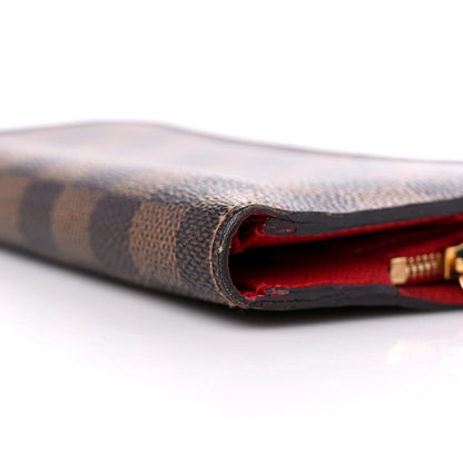 Louis Vuitton Damier Ebene Insolite Wallet Rouge 8 of 15