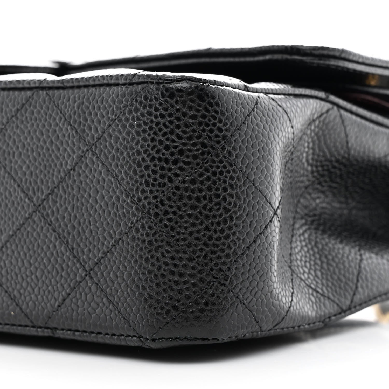 Chanel Caviar Quilted Medium Double Flap Black 10 of 11