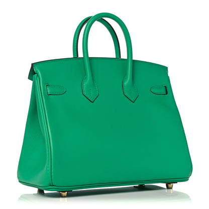 Hermes Swift Birkin 25 Menthe 3 of 35