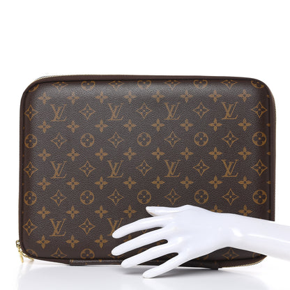 Louis Vuitton Monogram 13 Inch Laptop Sleeve 2 of 9