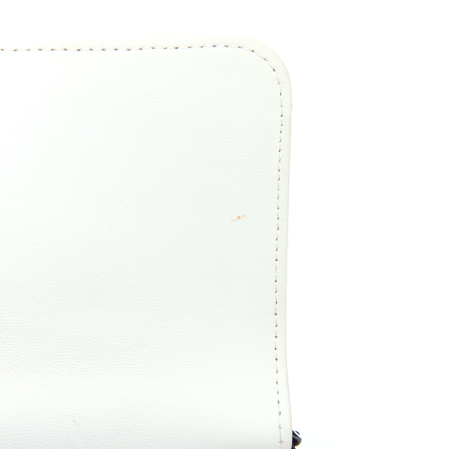 Chanel Lambskin Quilted Medium Crossing Times Flap Dark White 8 of 13