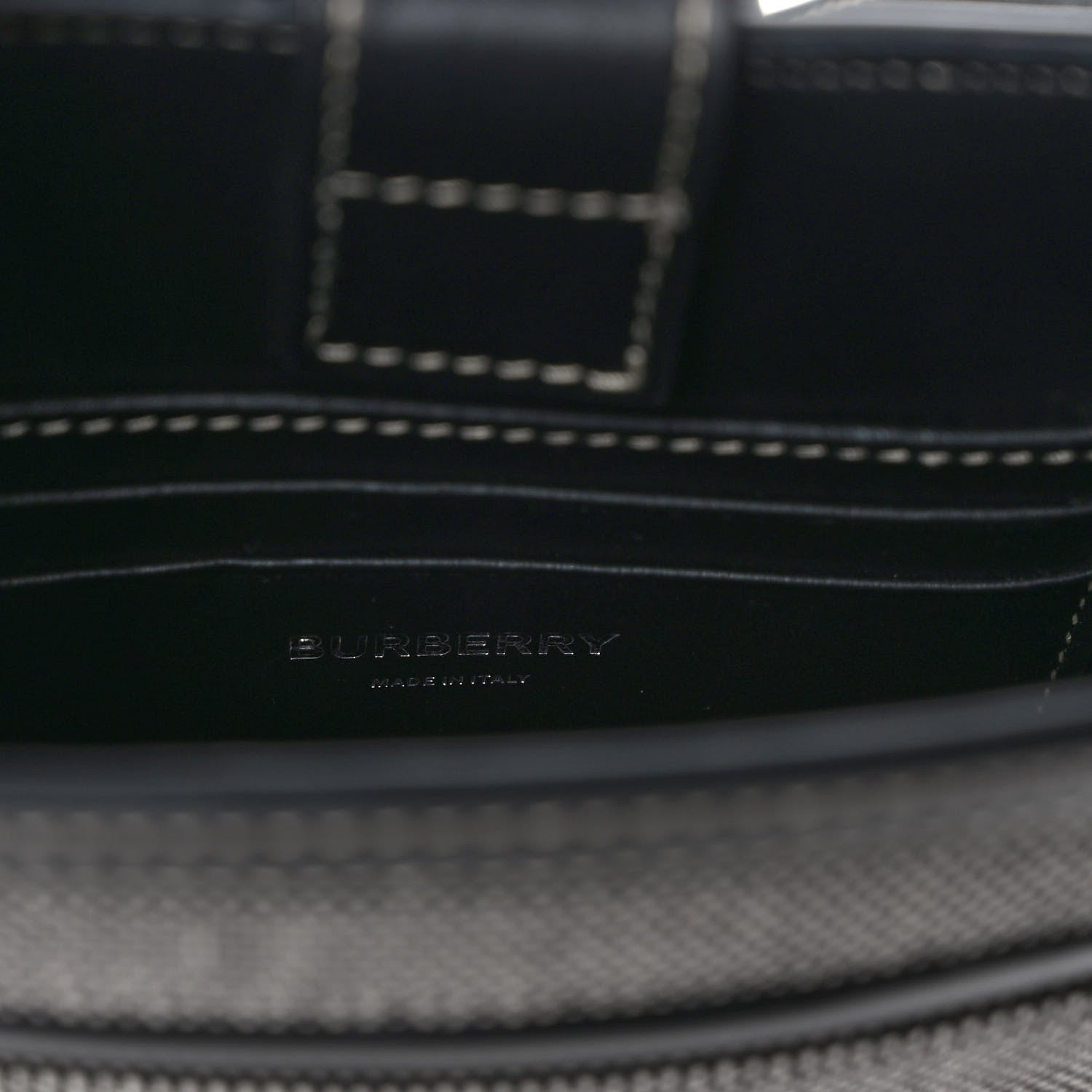 Burberry Canvas Horseferry Print Olympia Crossbody Black 6 of 8