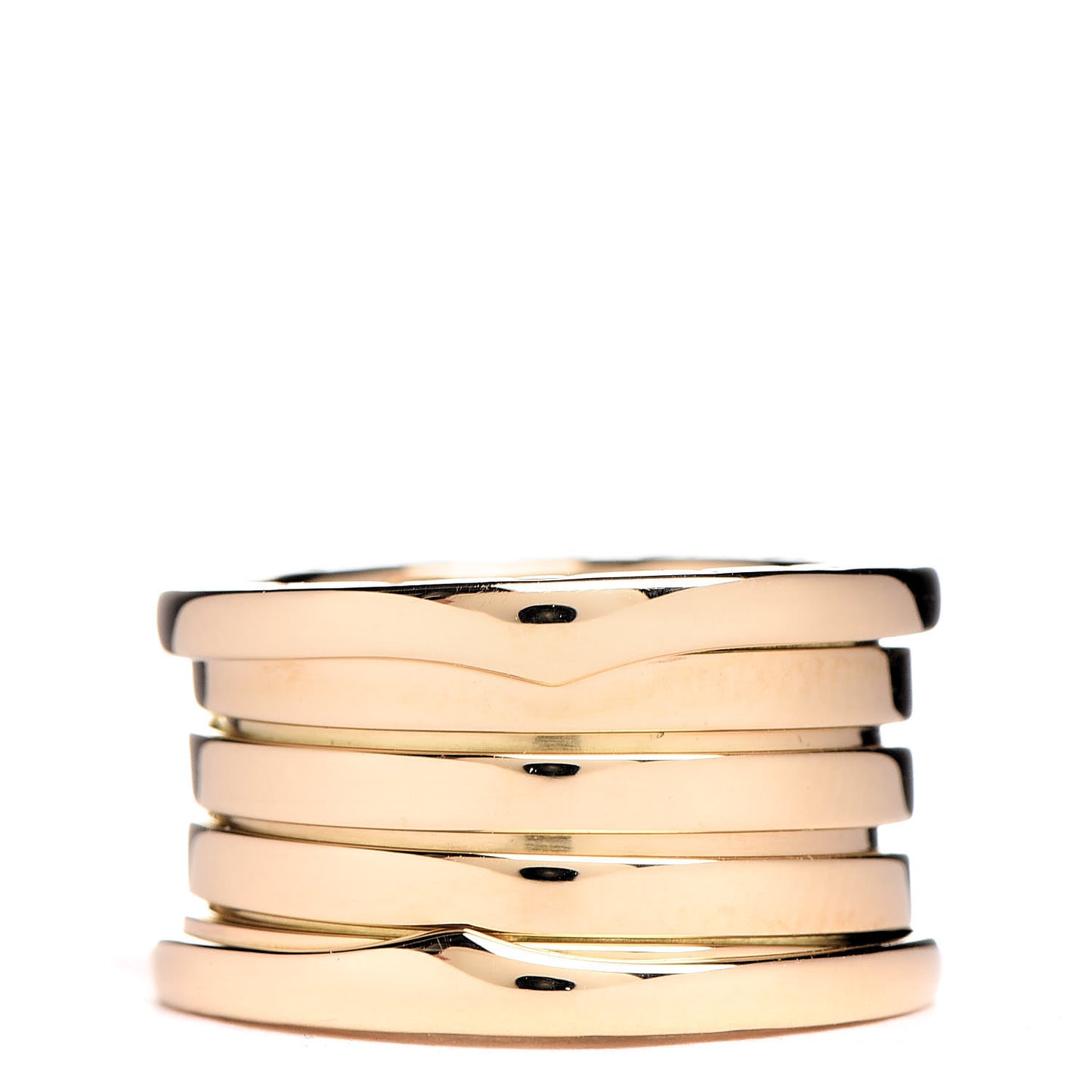 18K Yellow Gold B.Zero1 Four-Band Ring 50 5.25