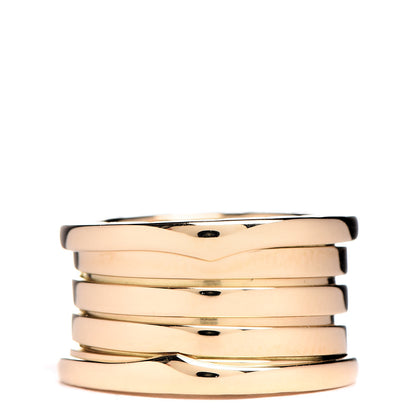 Bulgari 18K Yellow Gold B.Zero1 Four-Band Ring 50 5.25 3 of 6