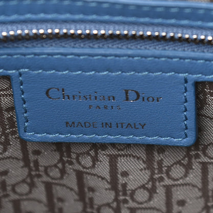 Christian Dior Lambskin Cannage Large Lady Dior Denim 6 of 11