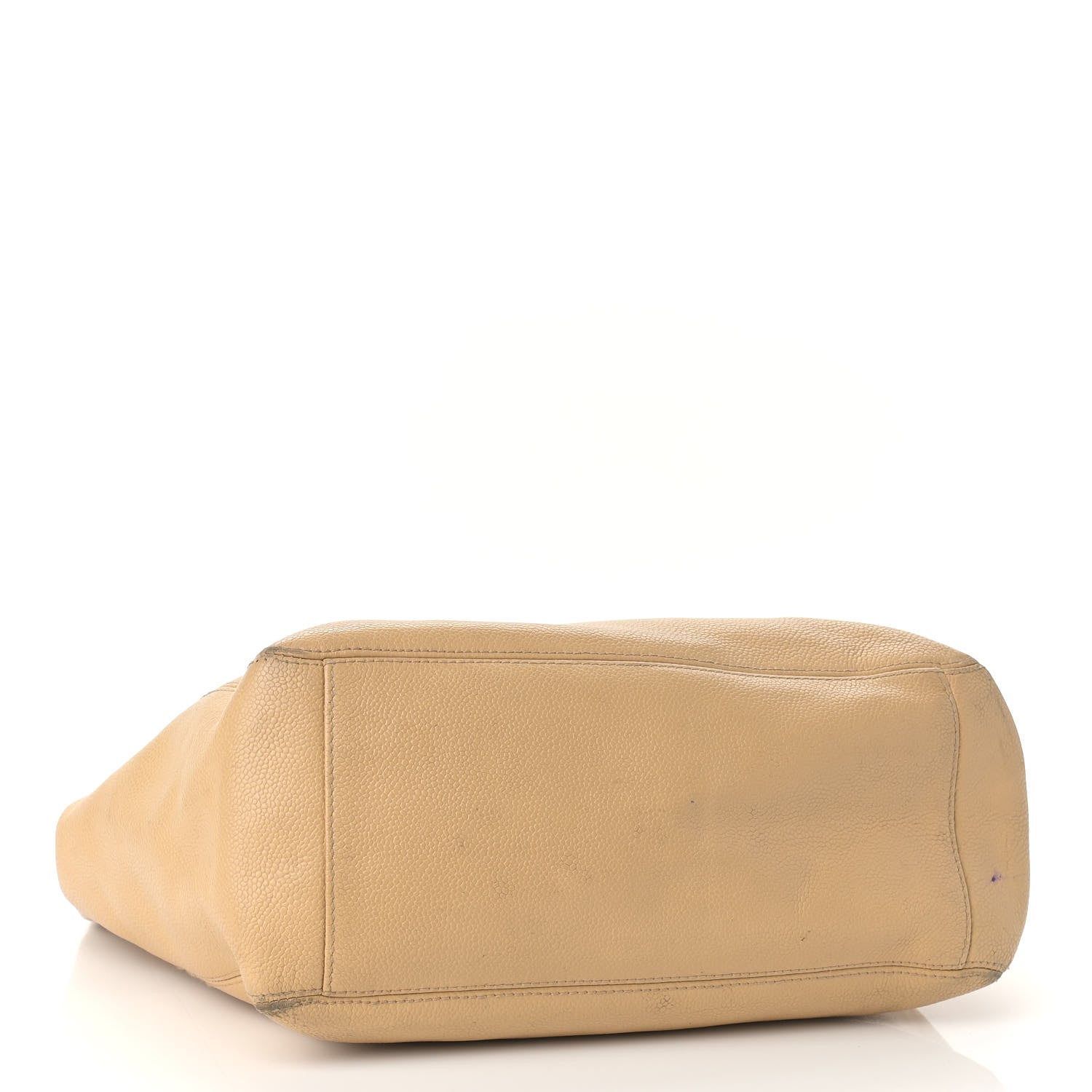Chanel Caviar CC Shoulder Bag Beige 3 of 22