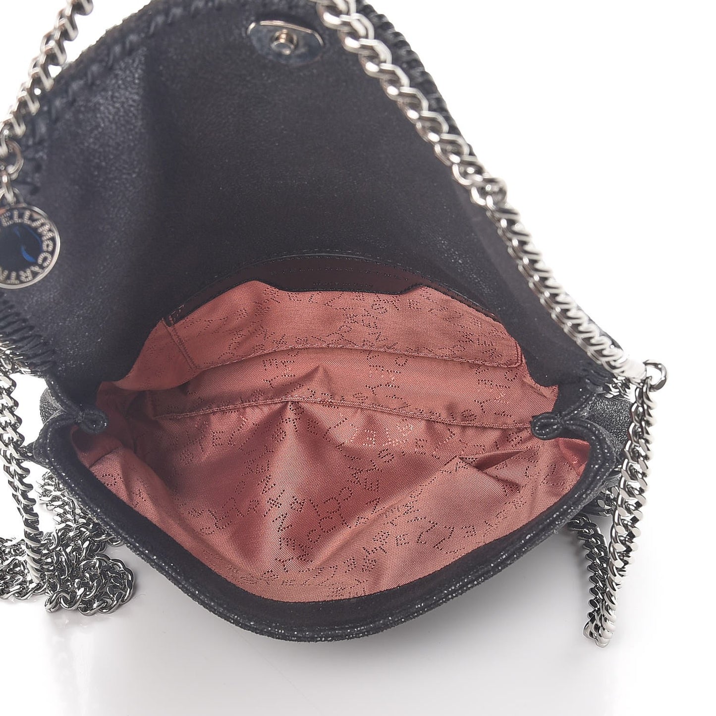 Shaggy Deer Mini Falabella Shoulder Bag Black