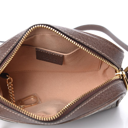 Gucci GG Supreme Monogram Web Mini Ophidia Shoulder Bag Brown 5 of 9