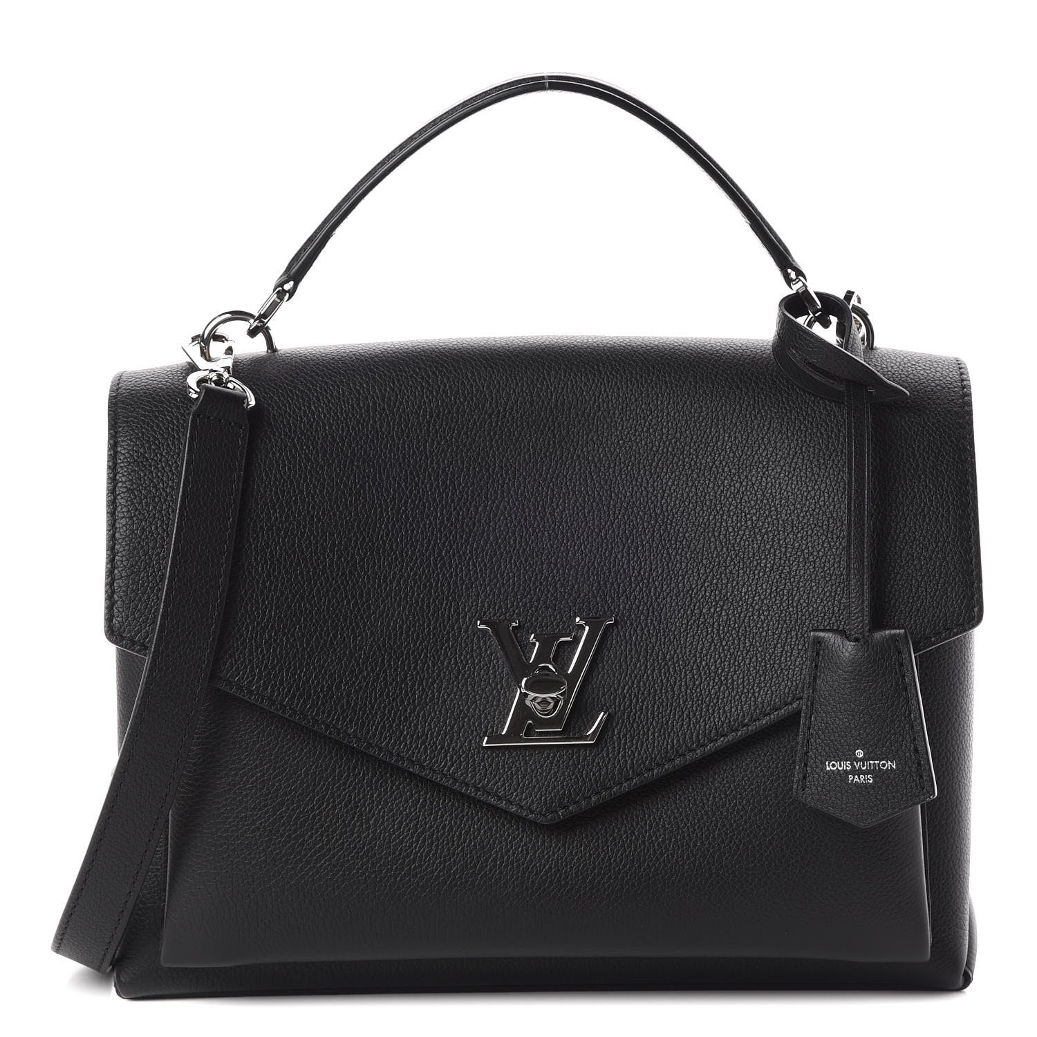 Louis Vuitton Soft Calfskin My Lockme Top Handle Black 1 of 8